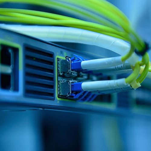 network optical fiber cables and hub